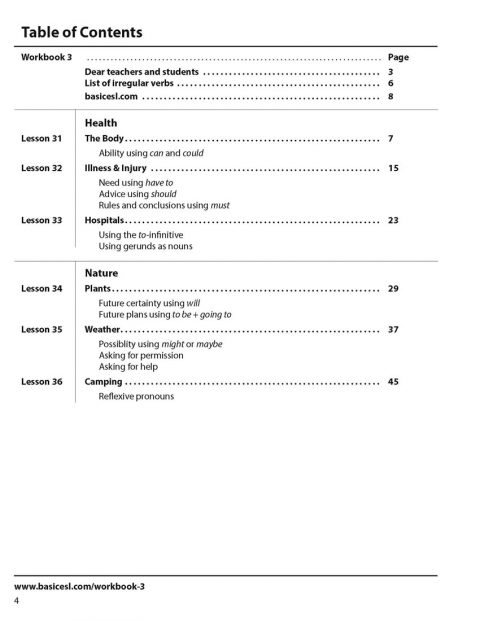 Basic Esl Workbook 3 Basic Esl